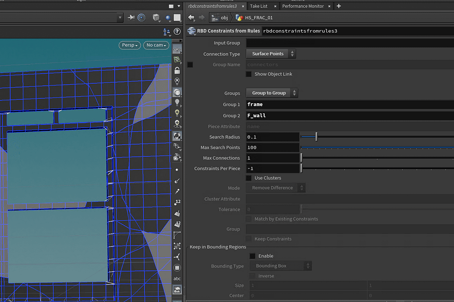 RBD Constraints based on groups